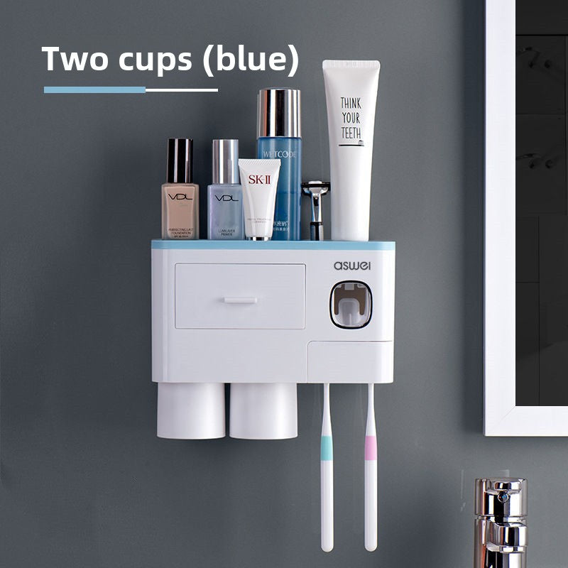 Drawer-Type Toothbrush Organizer