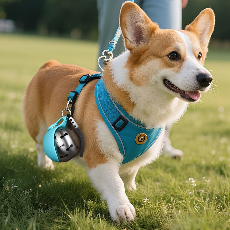 Foldable Stainless Steel Pet Travel Water Bottle
