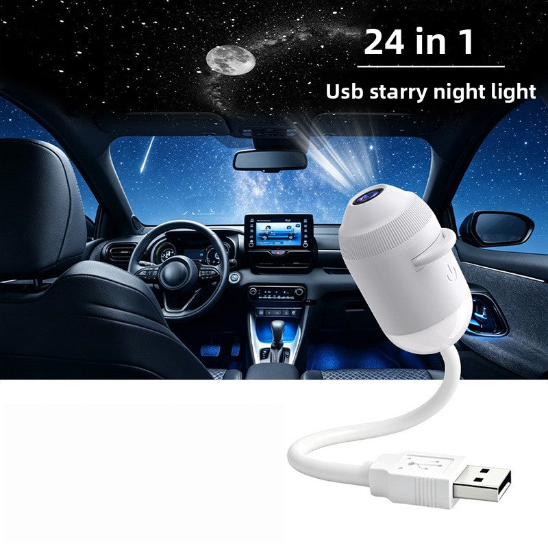 Car Star Projection Night Light