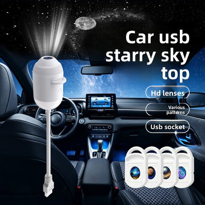 Car Star Projection Night Light