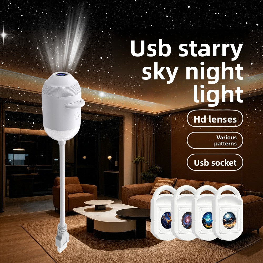 Car Star Projection Night Light