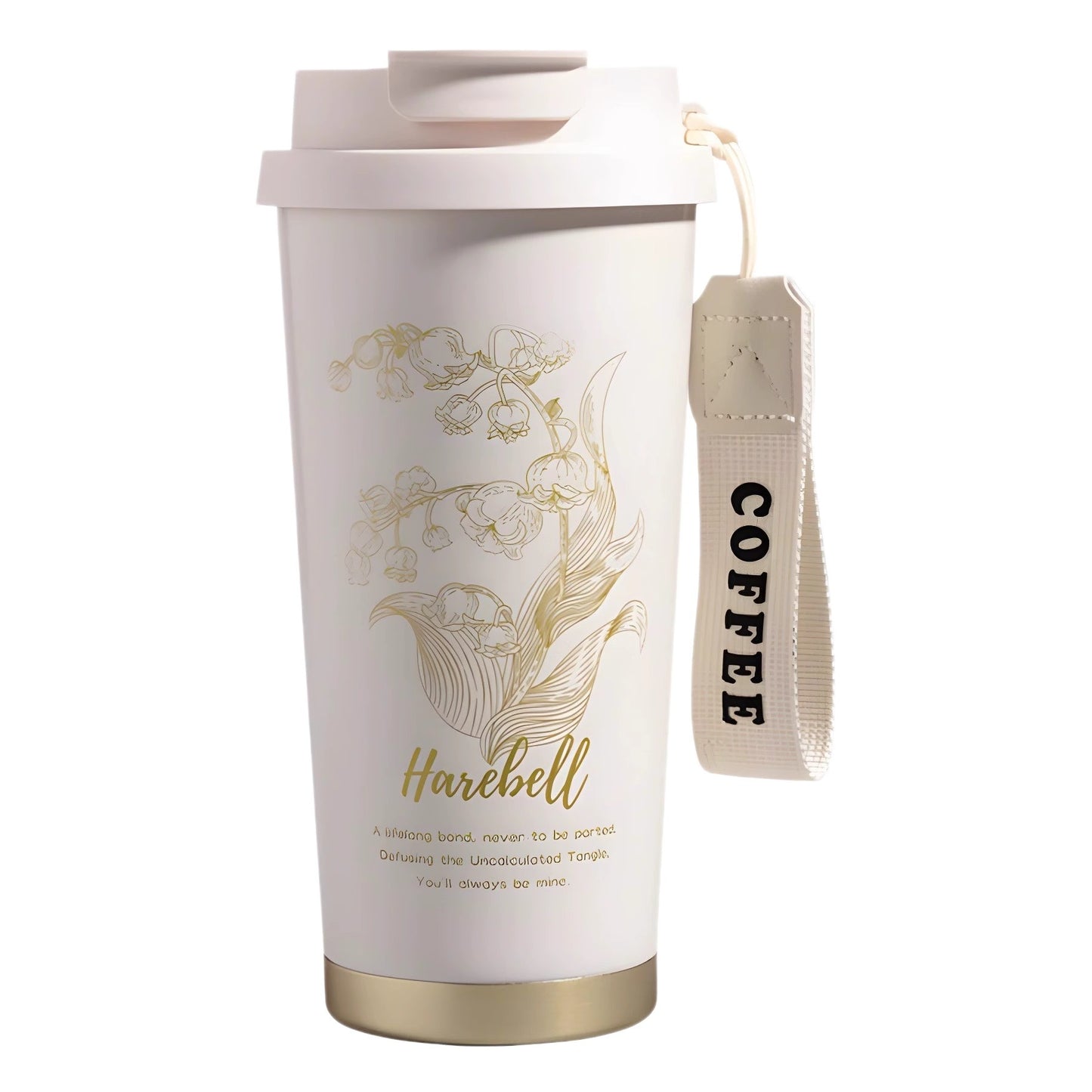 Floral Insulated Tumbler with Straw