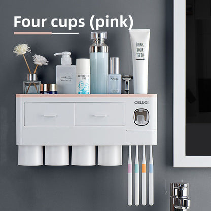Drawer-Type Toothbrush Organizer
