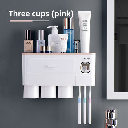Drawer-Type Toothbrush Organizer
