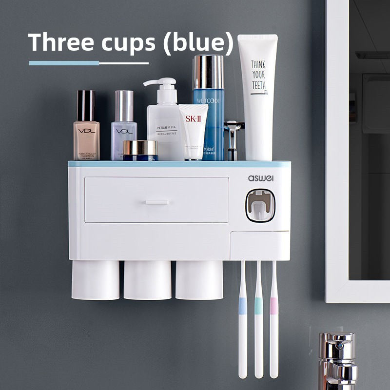 Drawer-Type Toothbrush Organizer