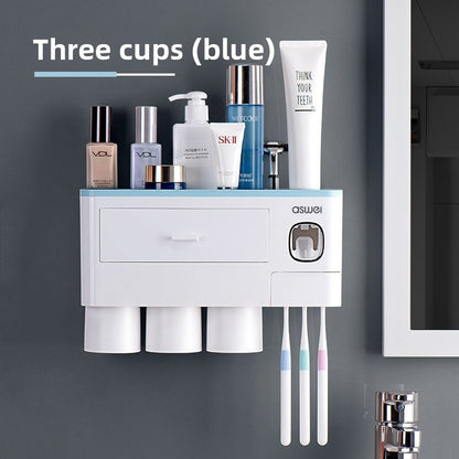 Drawer-Type Toothbrush Organizer
